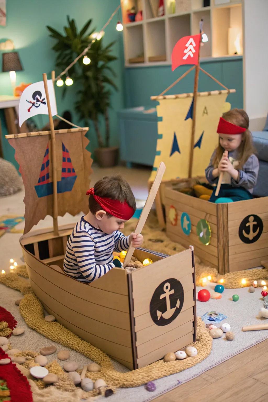 Embark on a swashbuckling pirate adventure.