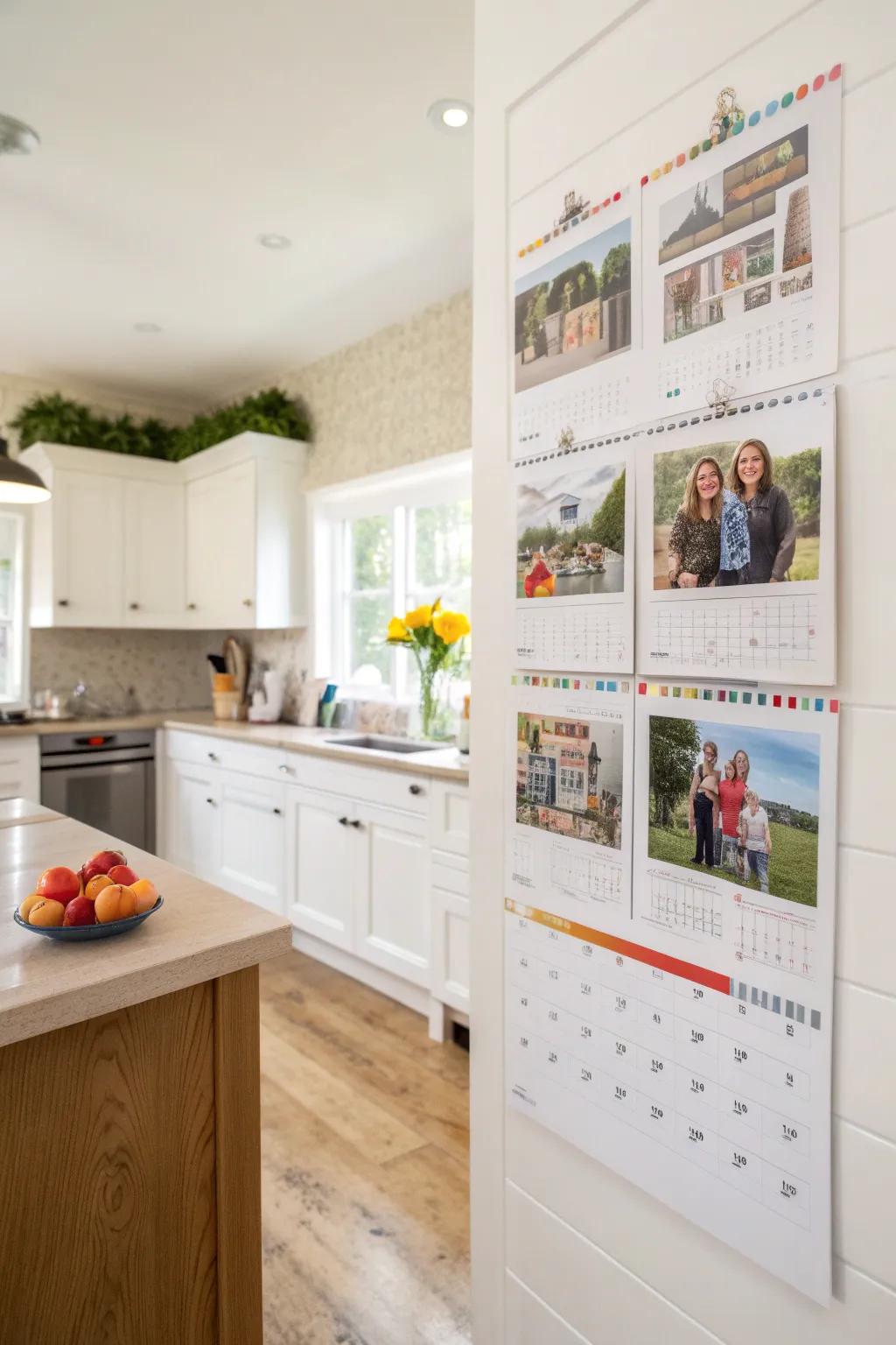 Stay organized with a personalized family calendar.