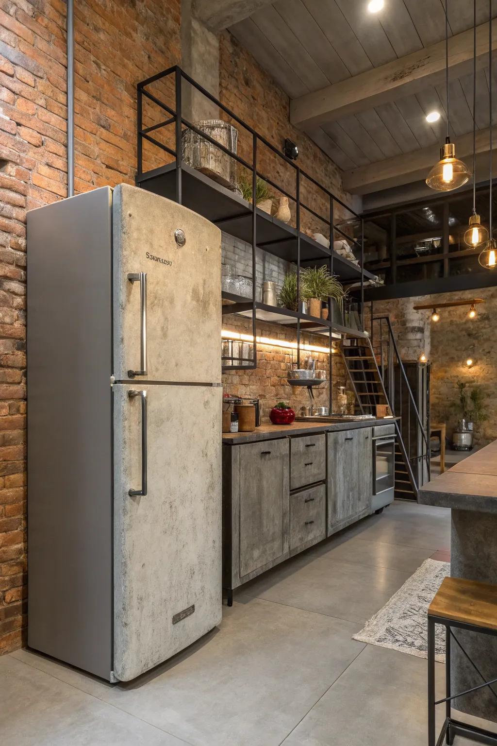 Industrial-style wraps add a trendy urban touch to your kitchen.