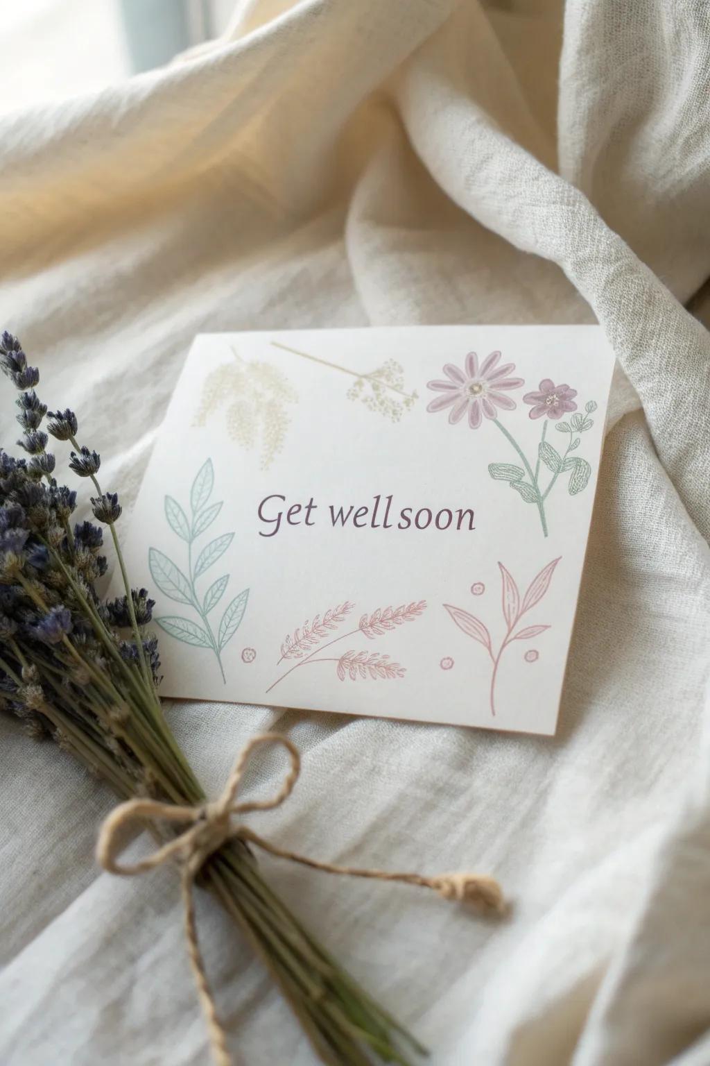 Send Grandma healing vibes with a beautifully scented card that speaks from the heart.