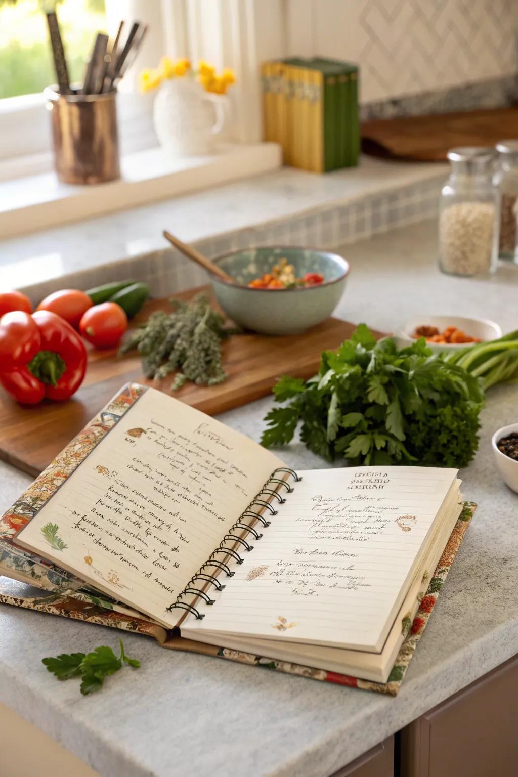 A personalized recipe book that turns cooking into a cherished family tradition.