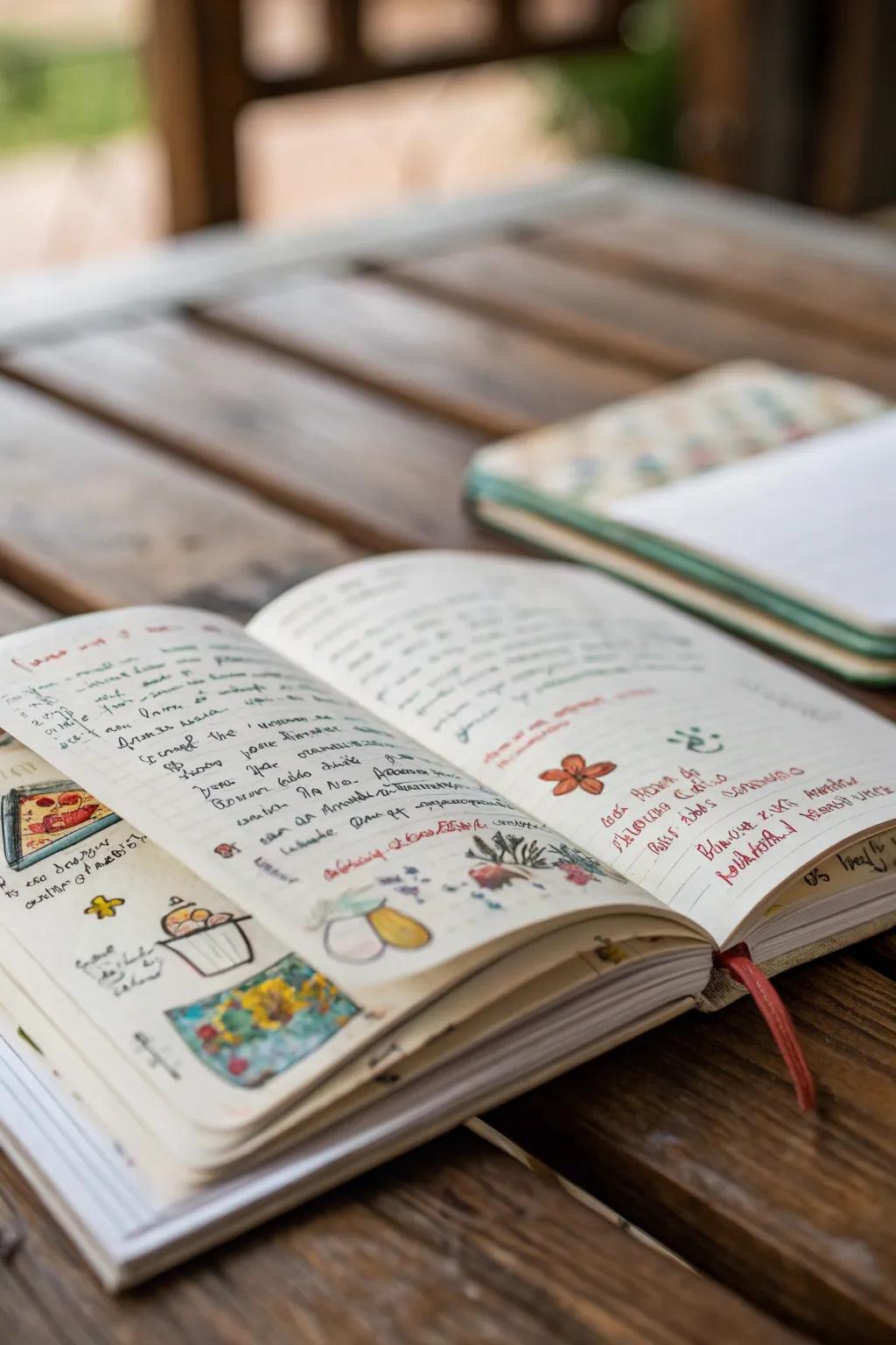 An interactive book journal is perfect for documenting reading adventures.