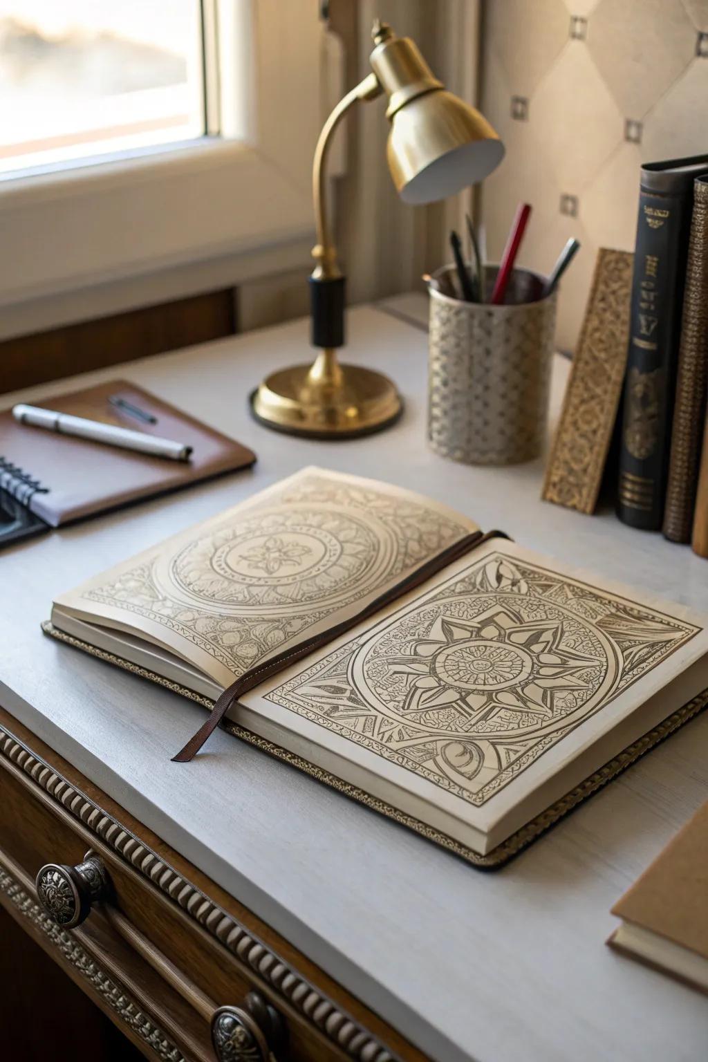 A handmade journal that inspires creativity and reflection.