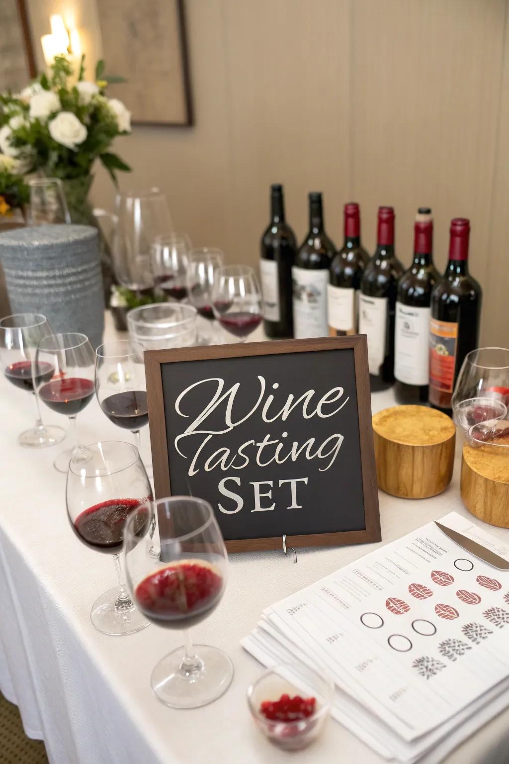 A wine tasting set for connoisseurs and casual drinkers alike.