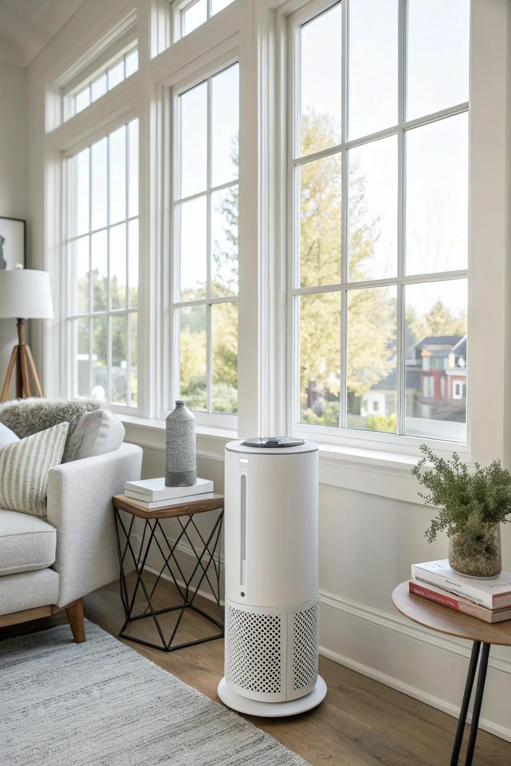 Breathe easy with a compact air purifier