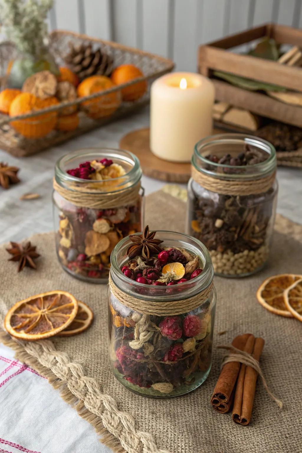 Fill the air with natural fragrances using DIY potpourri.