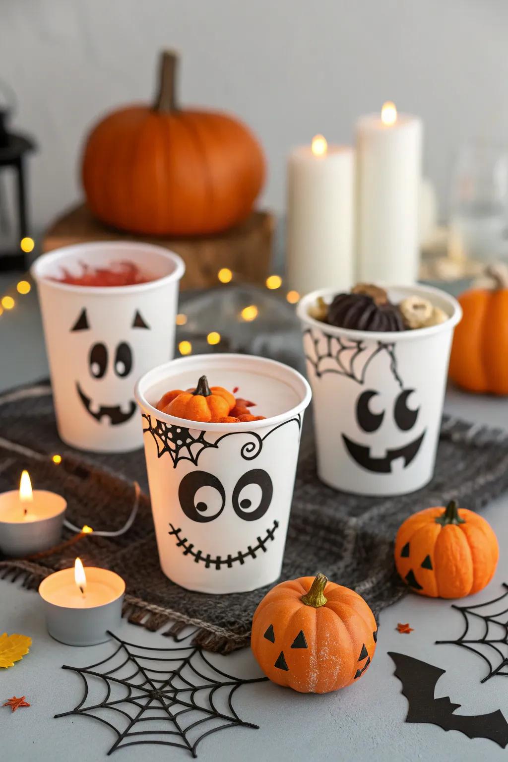 Ghoul grin goblets ready to serve some spooky fun.