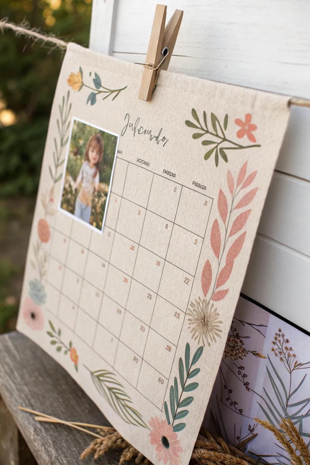 Capture precious memories with our Personalized Photo Calendar—perfect for cherishing your child's year-long journey in kindergarten!