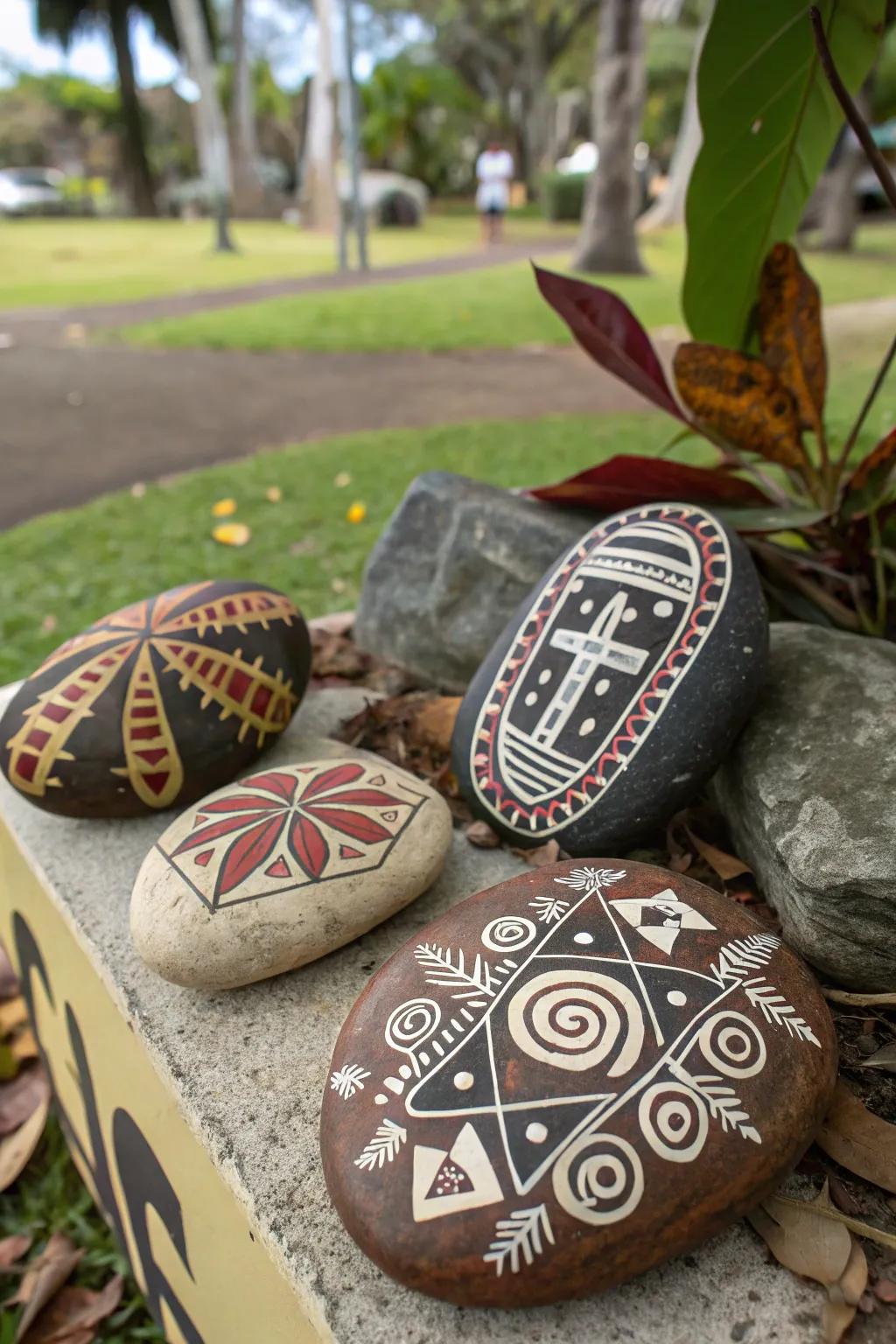 Uncover history with Puerto Rican-inspired petroglyph art.