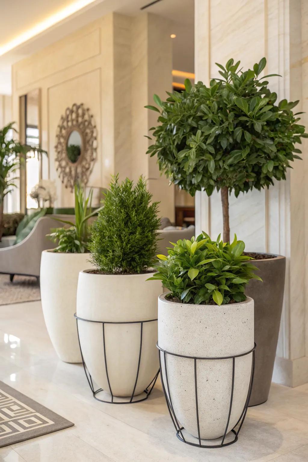 Chic planters bring greenery and style to any home.