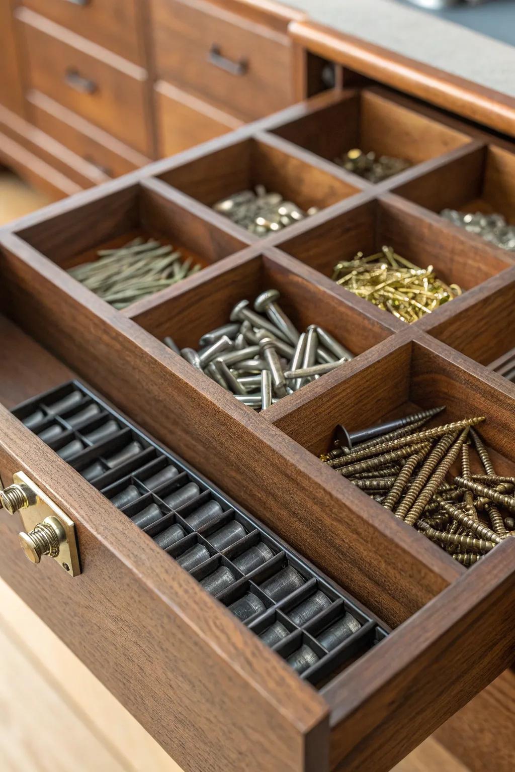 Transform chaos into order with handcrafted drawer dividers.
