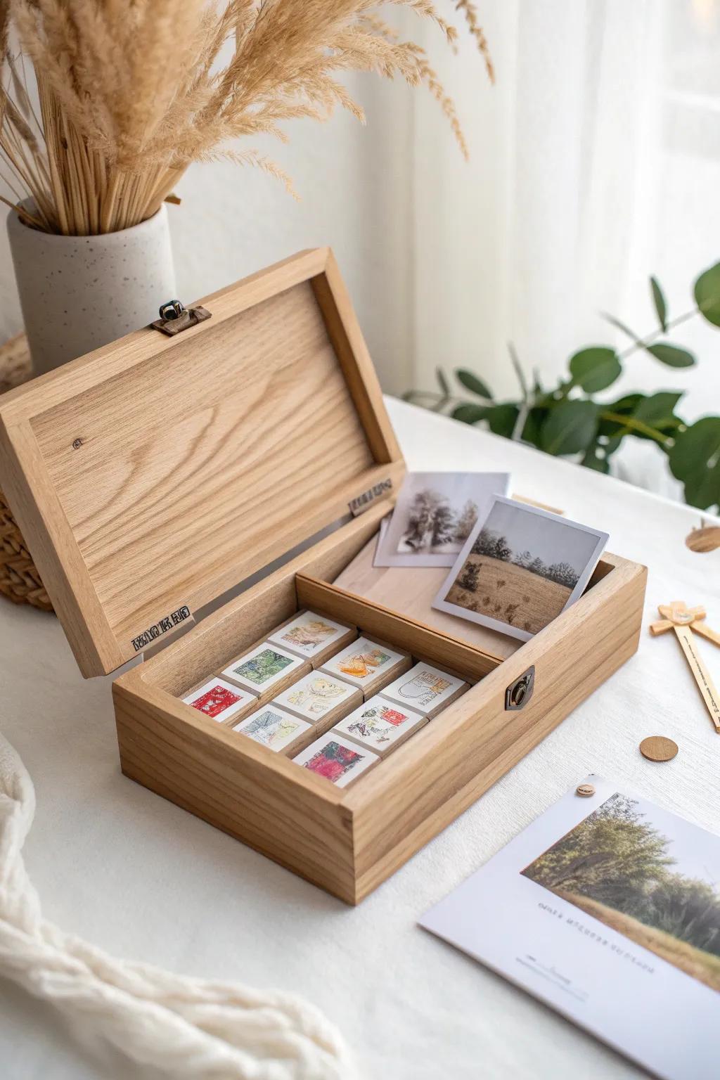 Organize with elegance: Discover the charm of photo box magic!