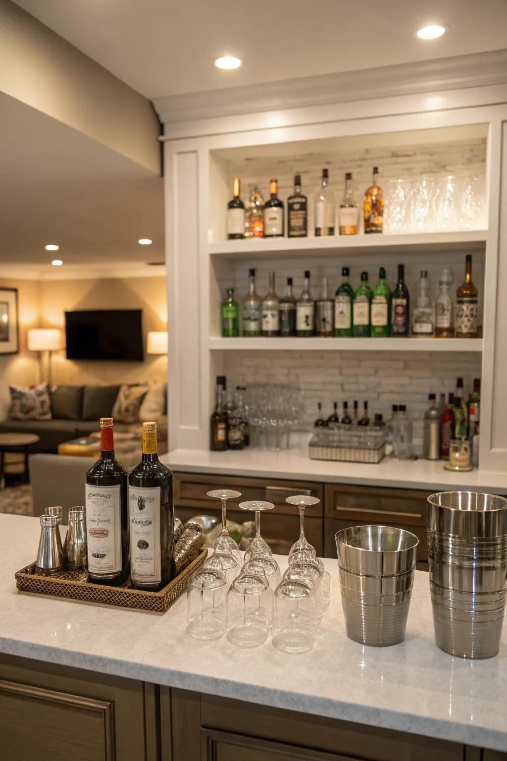 Functionality ensures your bar is as practical as it is beautiful.