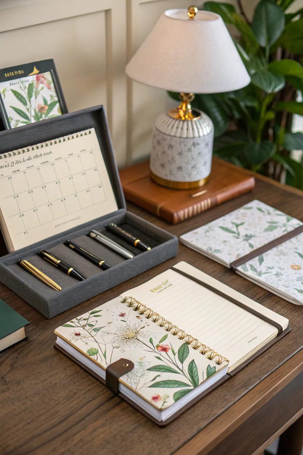 A personalized stationery set for heartfelt notes.