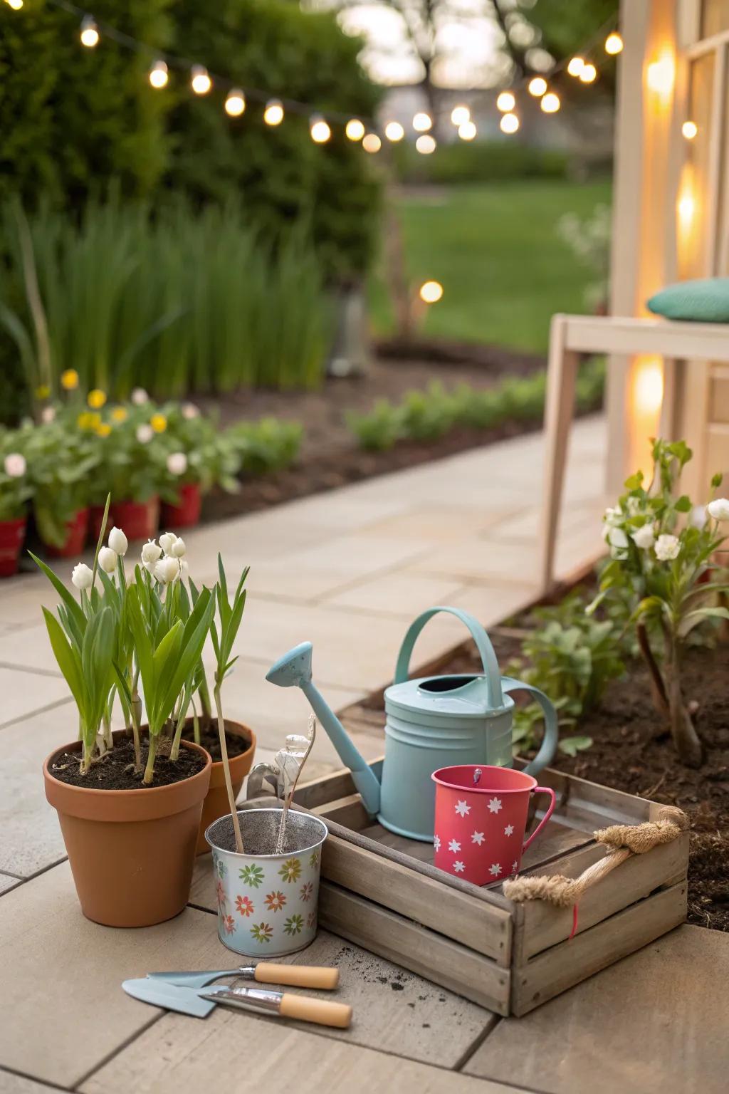 Gardening sets for little green thumbs