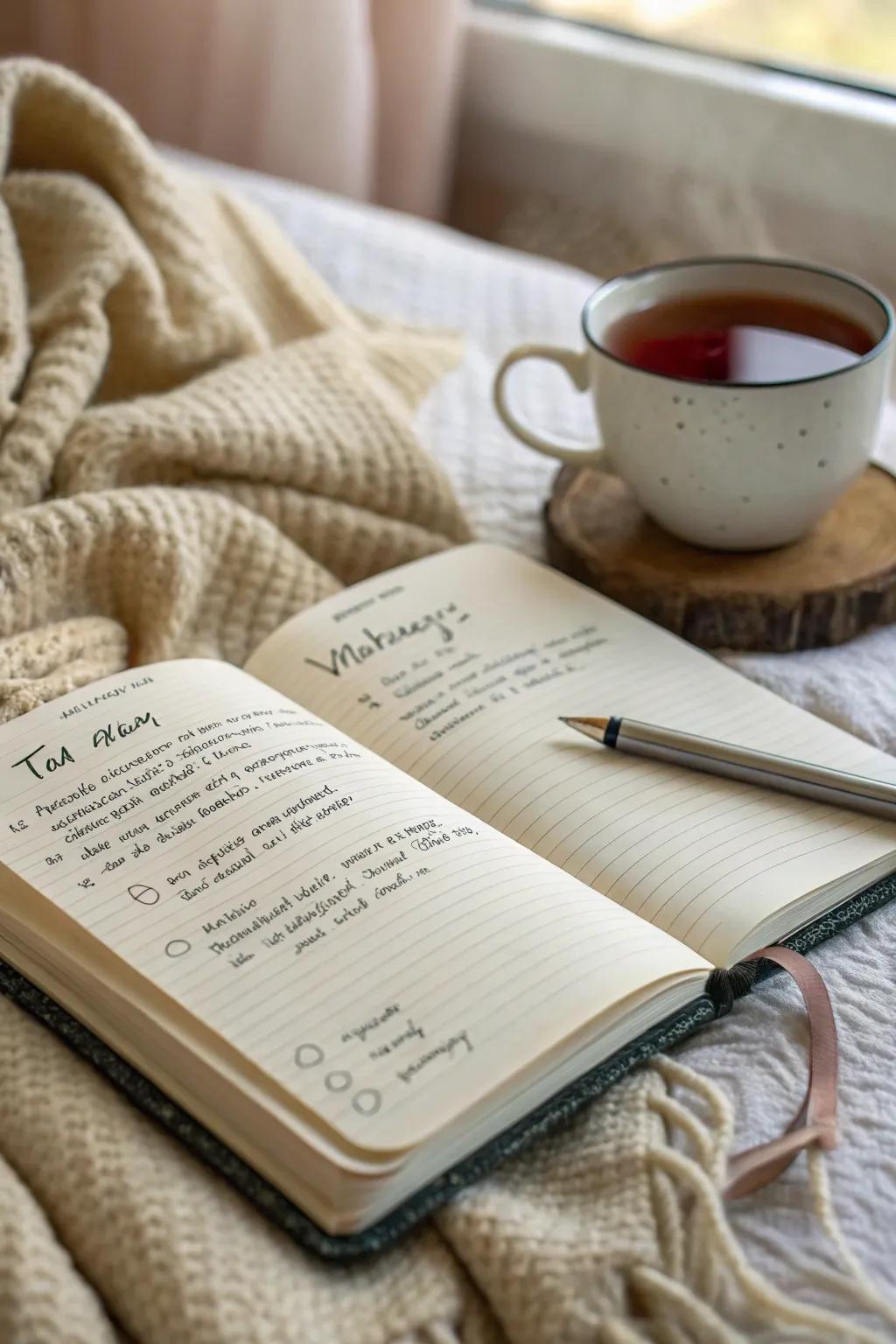 Encourage reflection and creativity with a thoughtful journal.