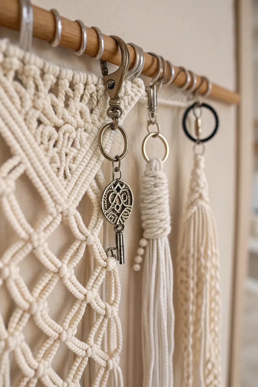Transform your space with a touch of Macramé Magic – where artistry meets everyday function.