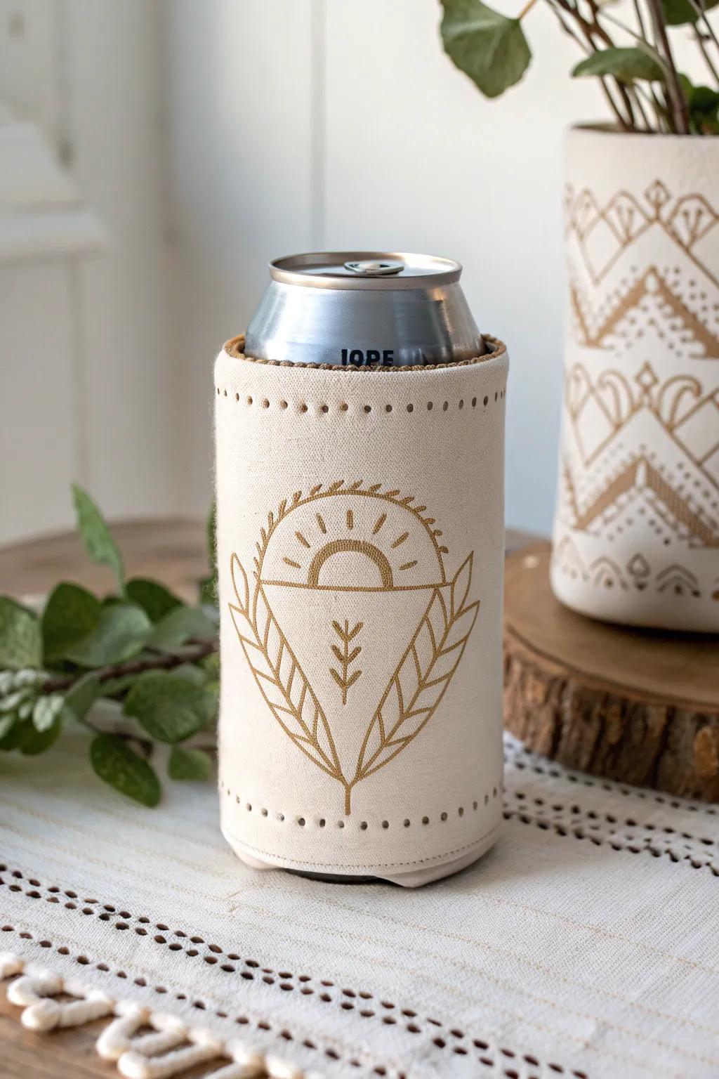 Uncover the surprise with these chic scratch-off koozies, where minimalist design meets playful interaction.