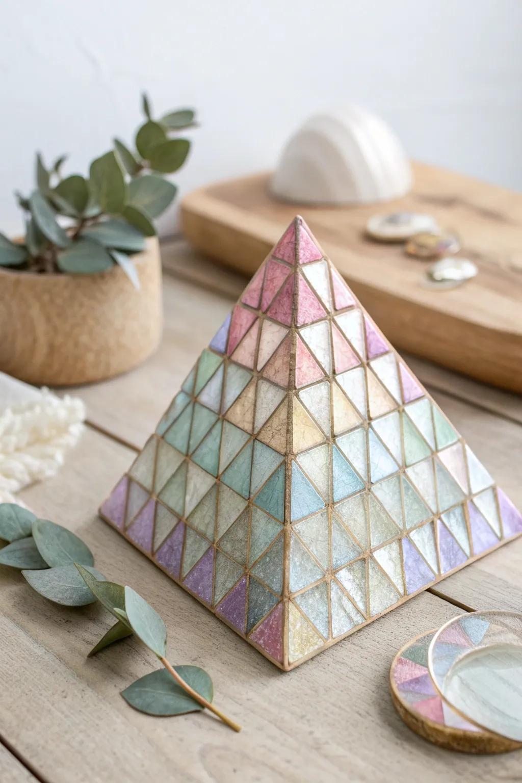 Discover the art of playful pyramids with magnetic tiles, where simplicity meets creativity.