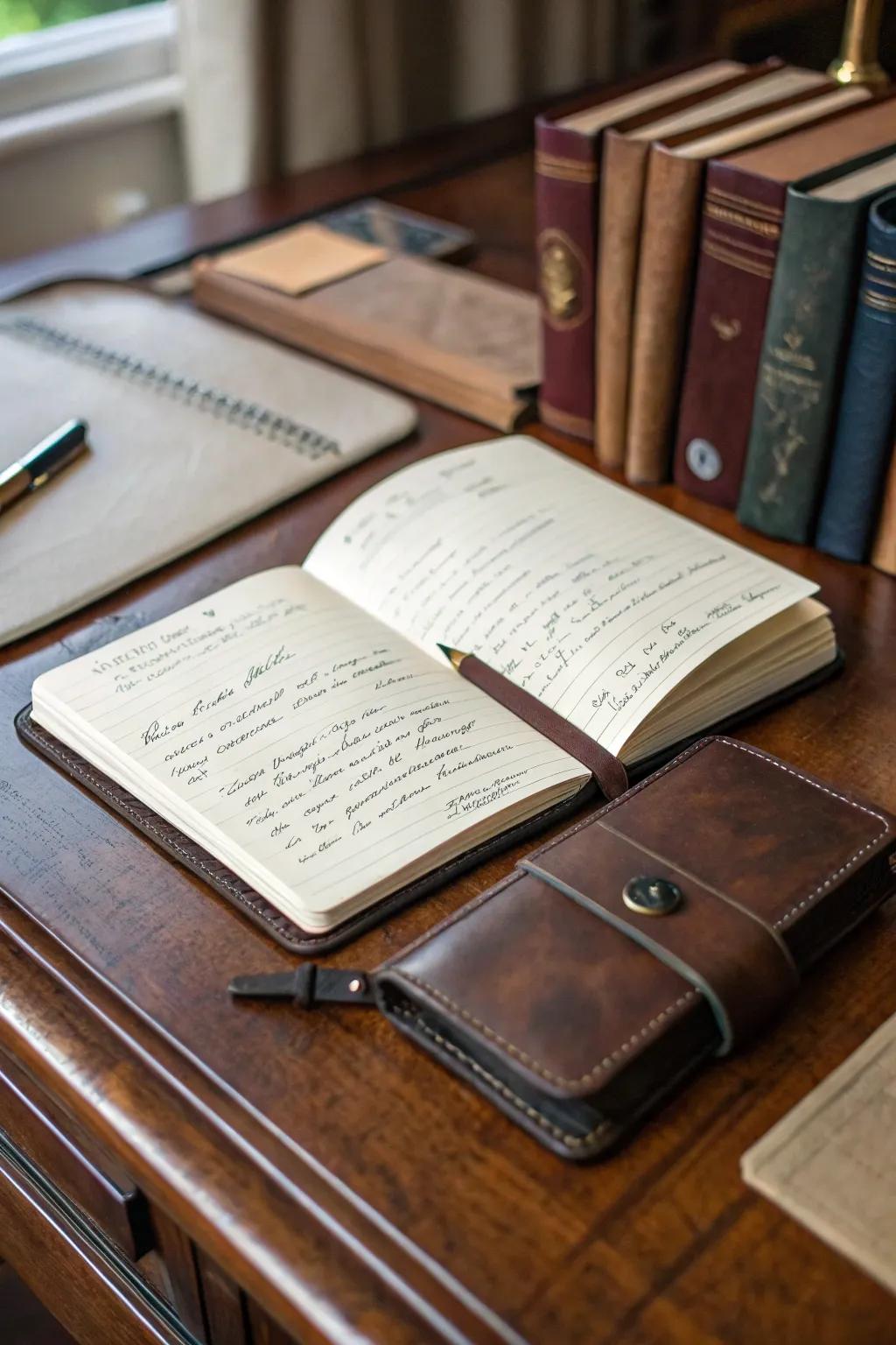 A personalized journal for reflections and cherished memories.