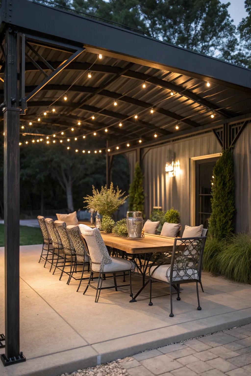 Transform your carport into a breezy dining oasis with expert craftsmanship and style.