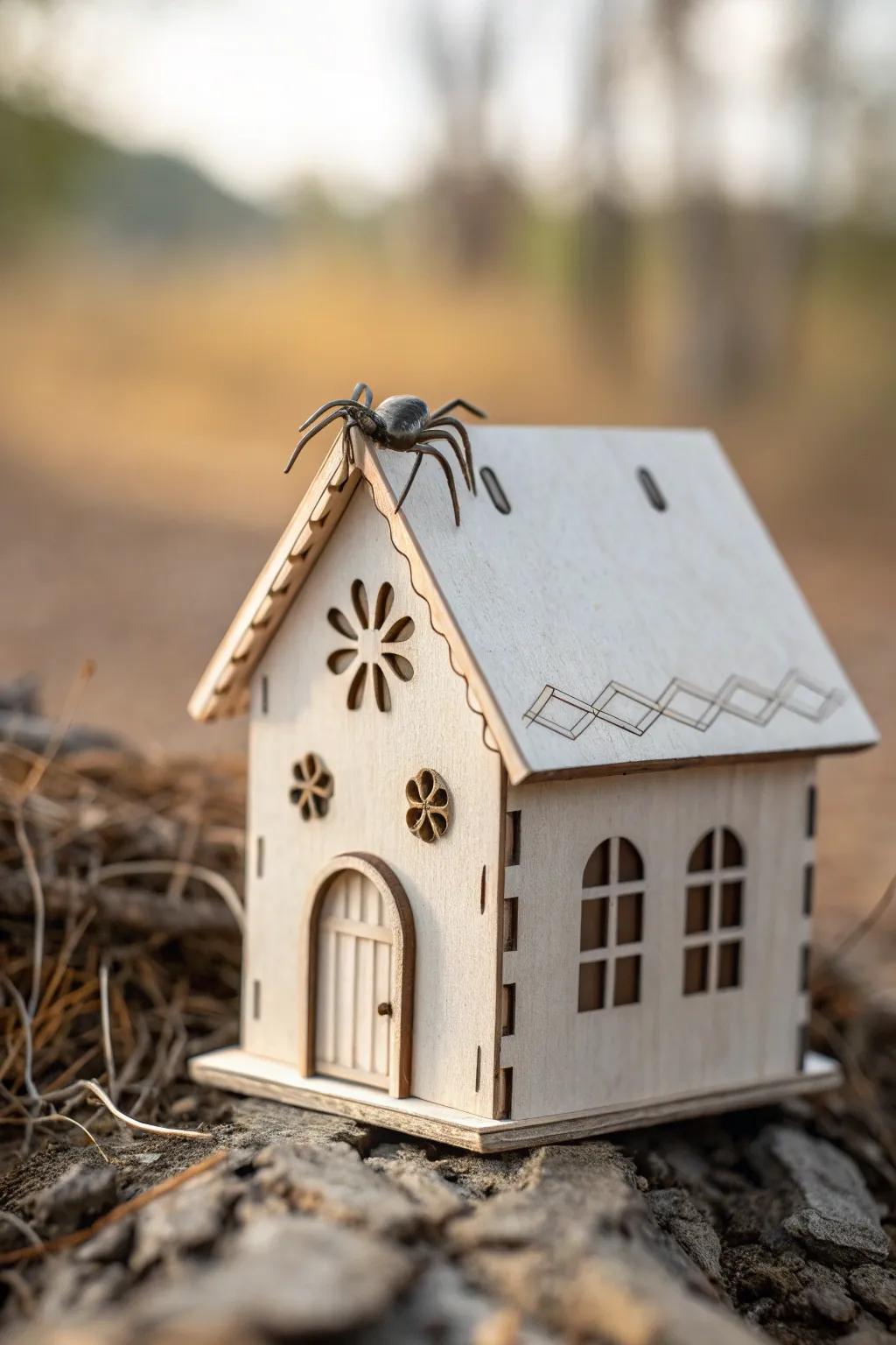 A touch of spook in minimalist elegance: Discover the beauty in the details.