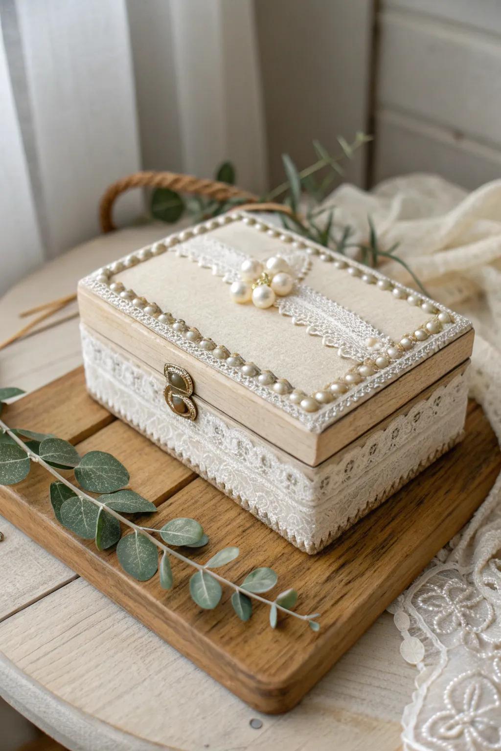 Discover vintage elegance with this beautifully adorned antique-style money box, perfect for adding a touch of charm to any space.