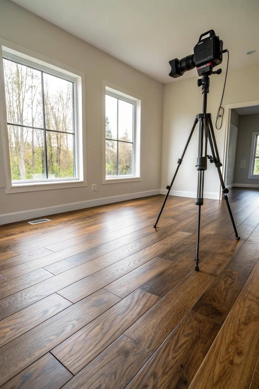 Functional flooring can enhance the aesthetic and practicality of your photography room.