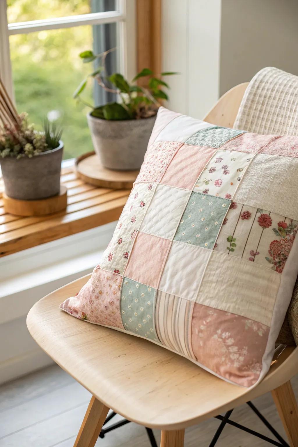 Embrace the art of storytelling with a patchwork pillow case, where every piece of fabric holds a unique tale.