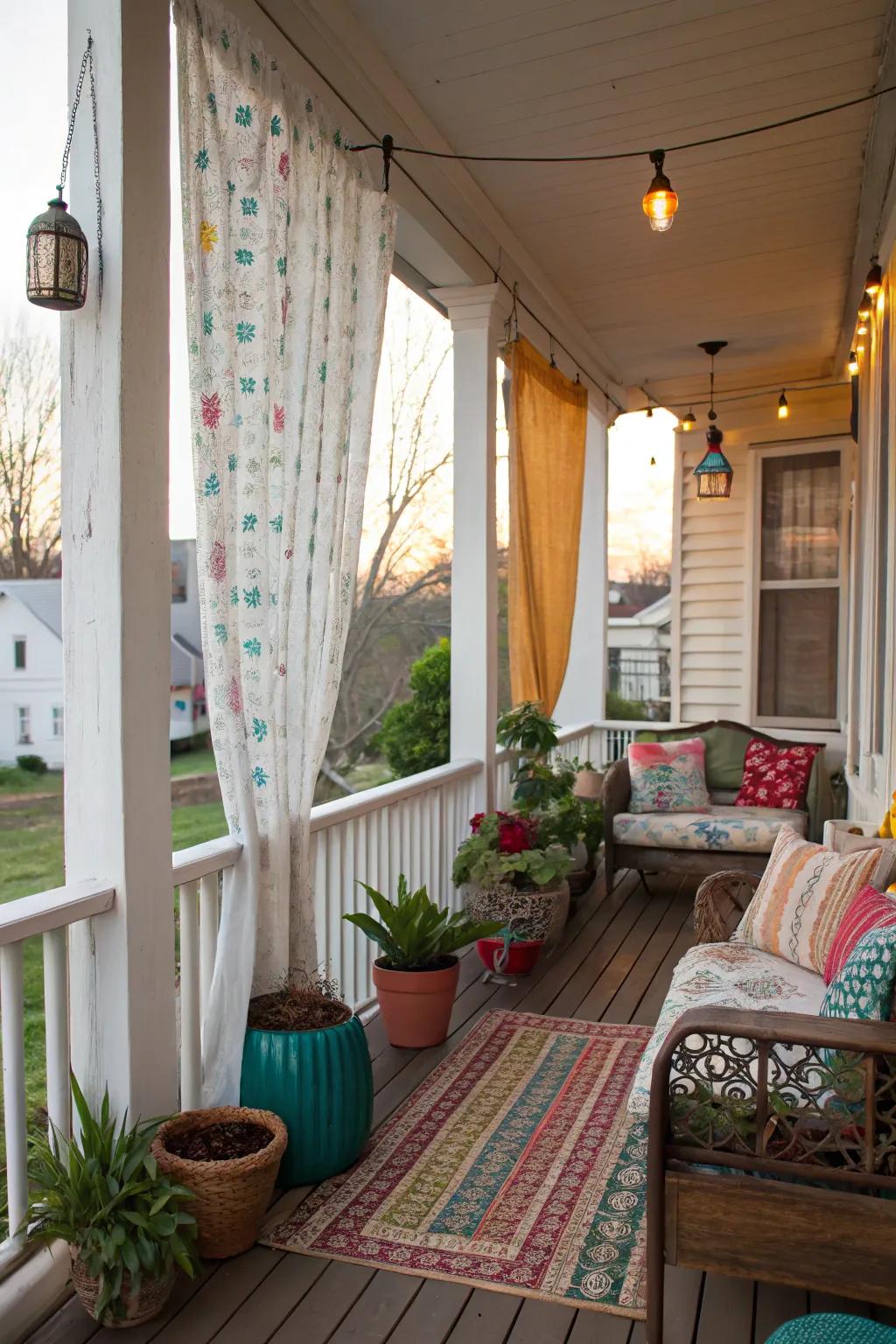 DIY sheet curtains provide a personalized and budget-friendly solution.