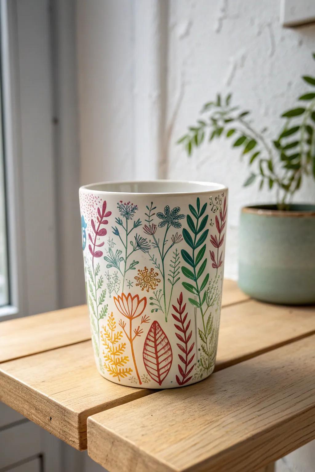 Embrace nature's palette with a rainbow of botanical beauty.