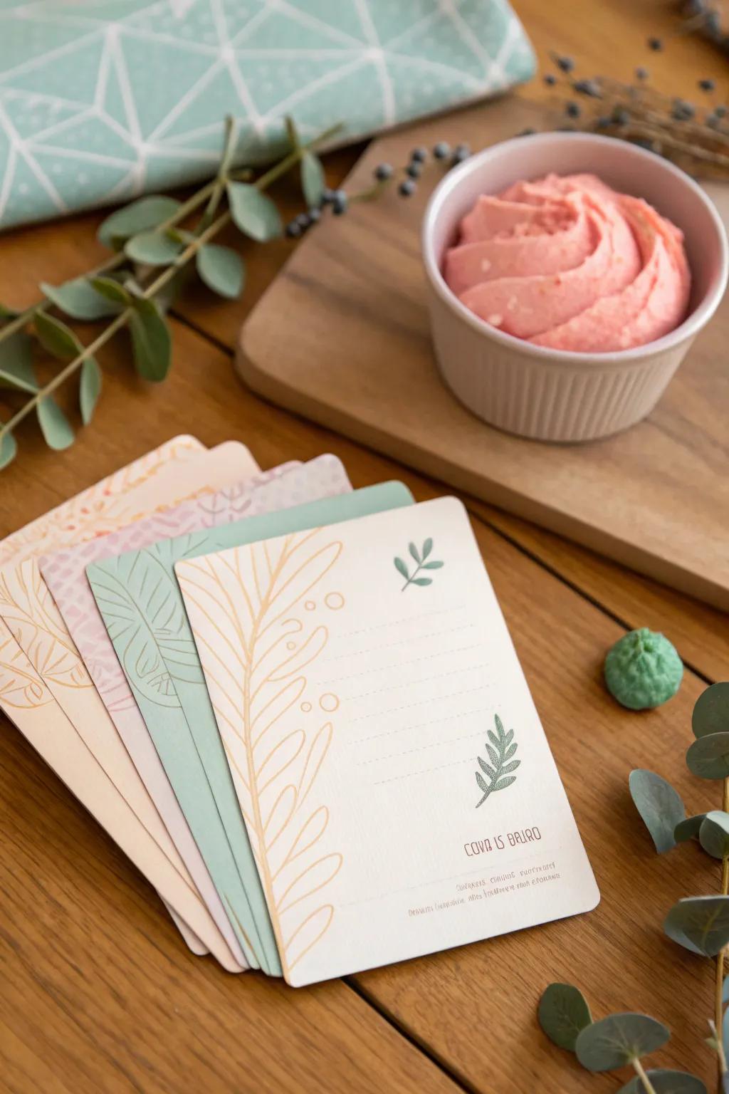 Craft your perfect slime with these beautifully designed recipe cards, blending simplicity and creativity.