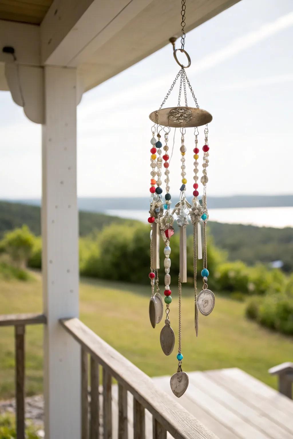 Embrace the melody of spring with a handcrafted wind chime, blending minimalist elegance with boho charm.