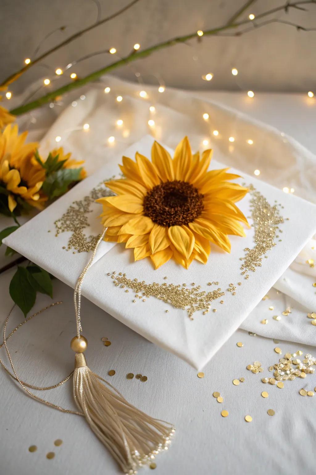 Celebrate your achievement with a touch of nature's beauty and a sprinkle of magic! #SunflowerGraduation