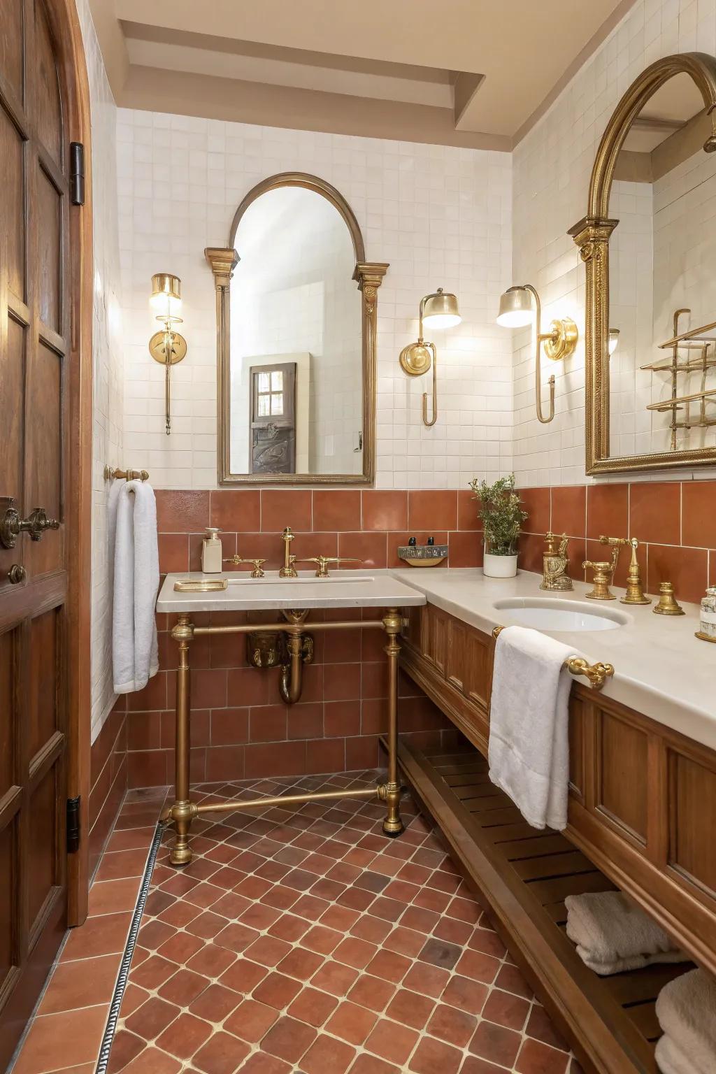 18 Inspiring Terra Cotta Bathroom Ideas 18 Inspiring Terra Cotta Bathroom Ideas