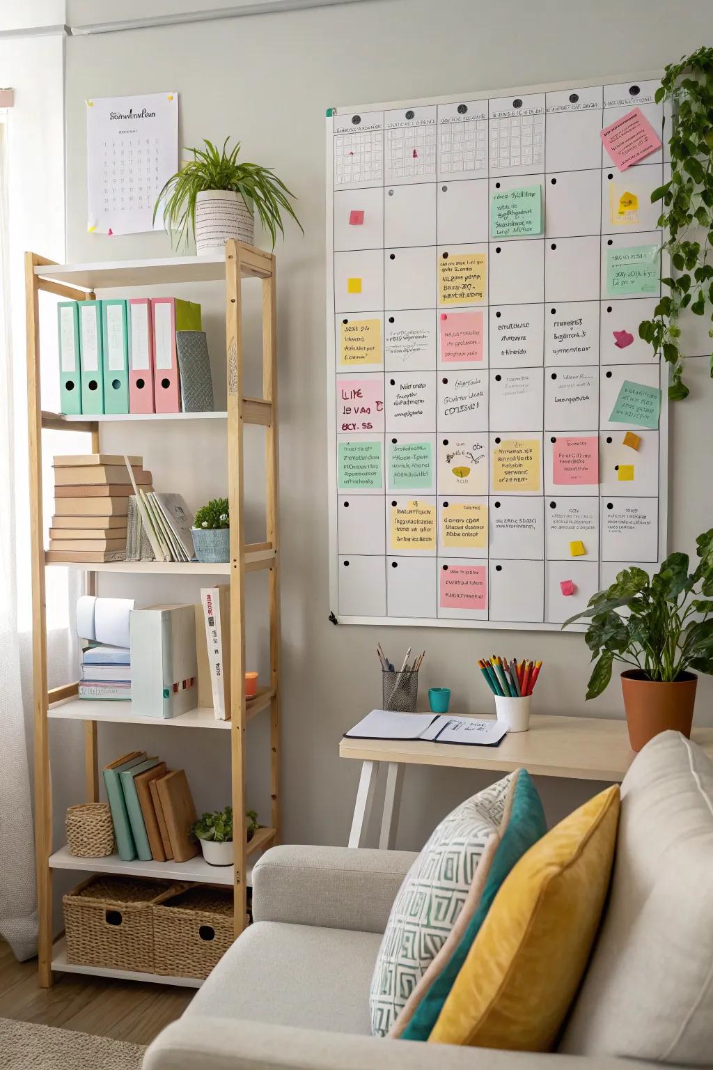 Boost productivity with a study-themed bulletin board.