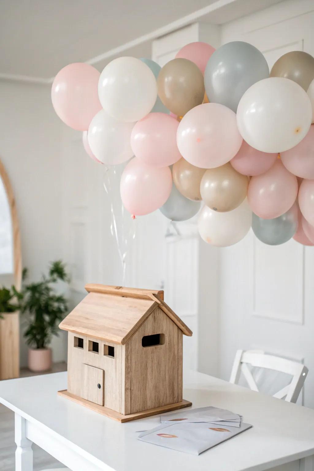 Bring a touch of whimsy and festivity to your desk with a Balloon Bonanza mailbox—perfect for Valentine’s Day celebrations!