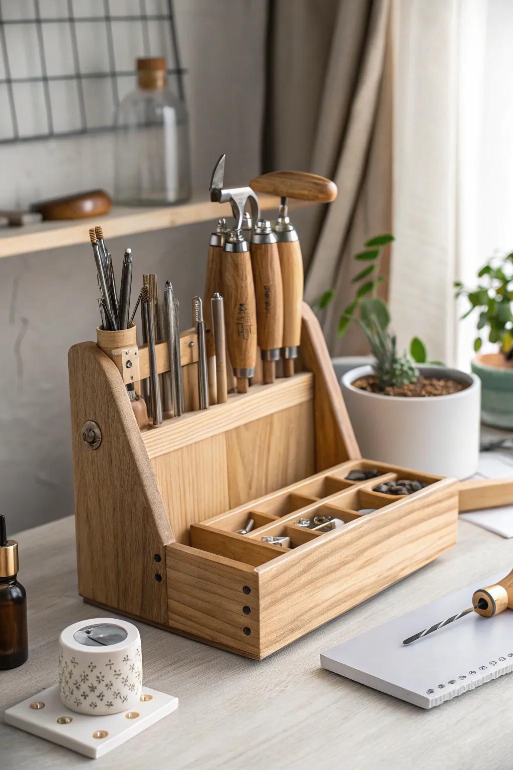 Transform your workshop with a touch of wizardry—organize tools for effortless creativity. ✨🔨 #WorkshopWizardry #ScandinavianDesign