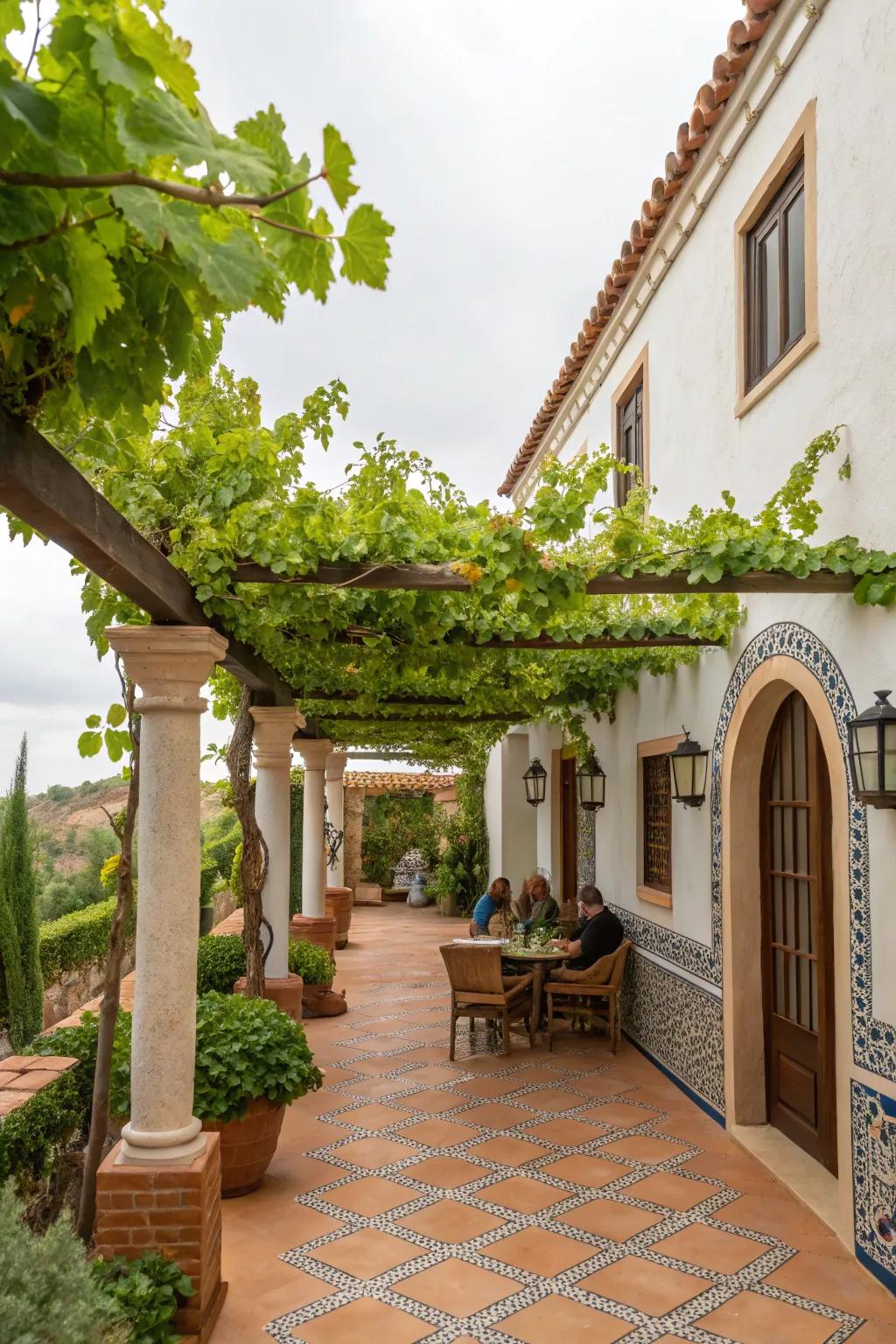 A Mediterranean-inspired wine retreat.