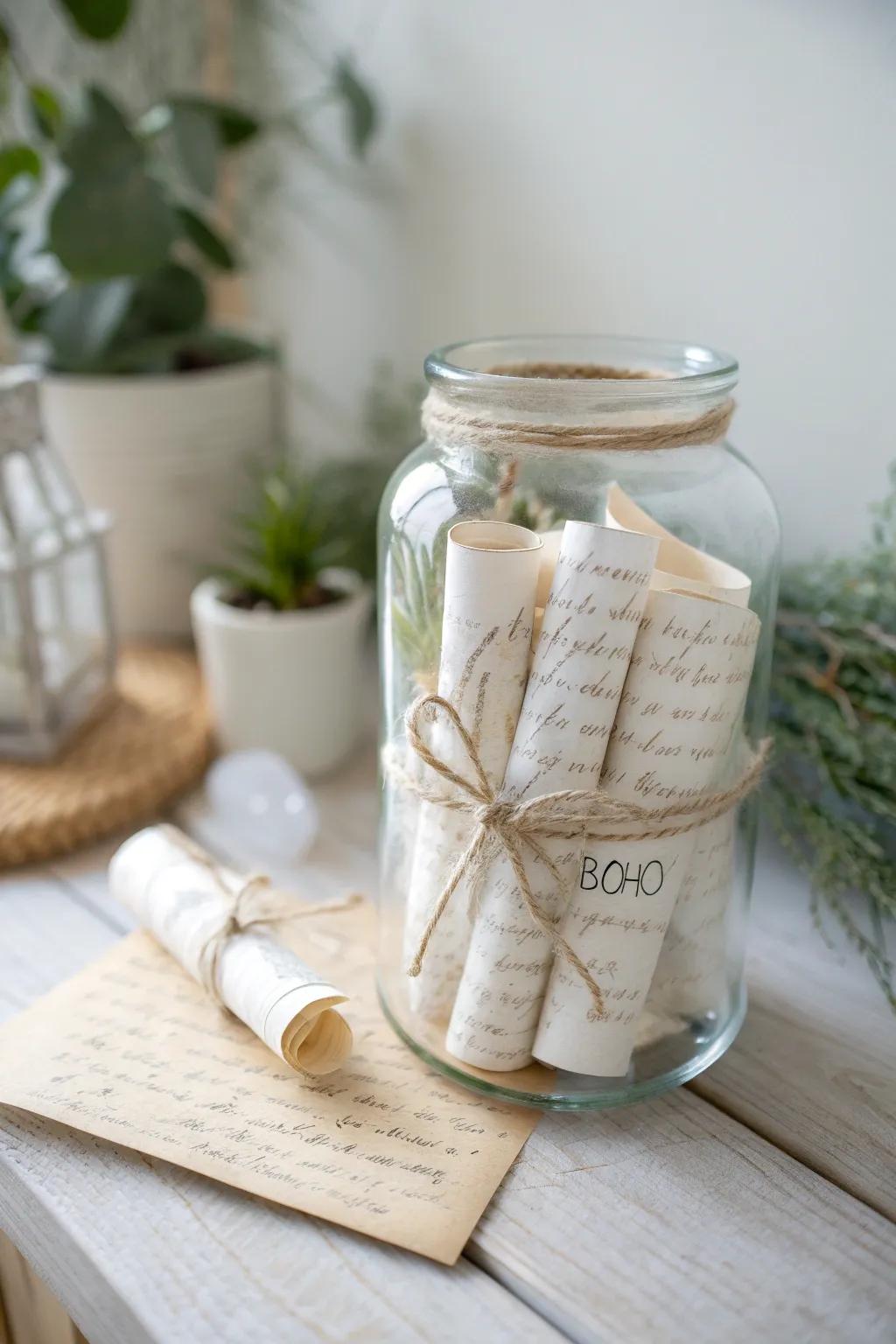Capture cherished memories in a jar, the perfect blend of simplicity and sentiment.
