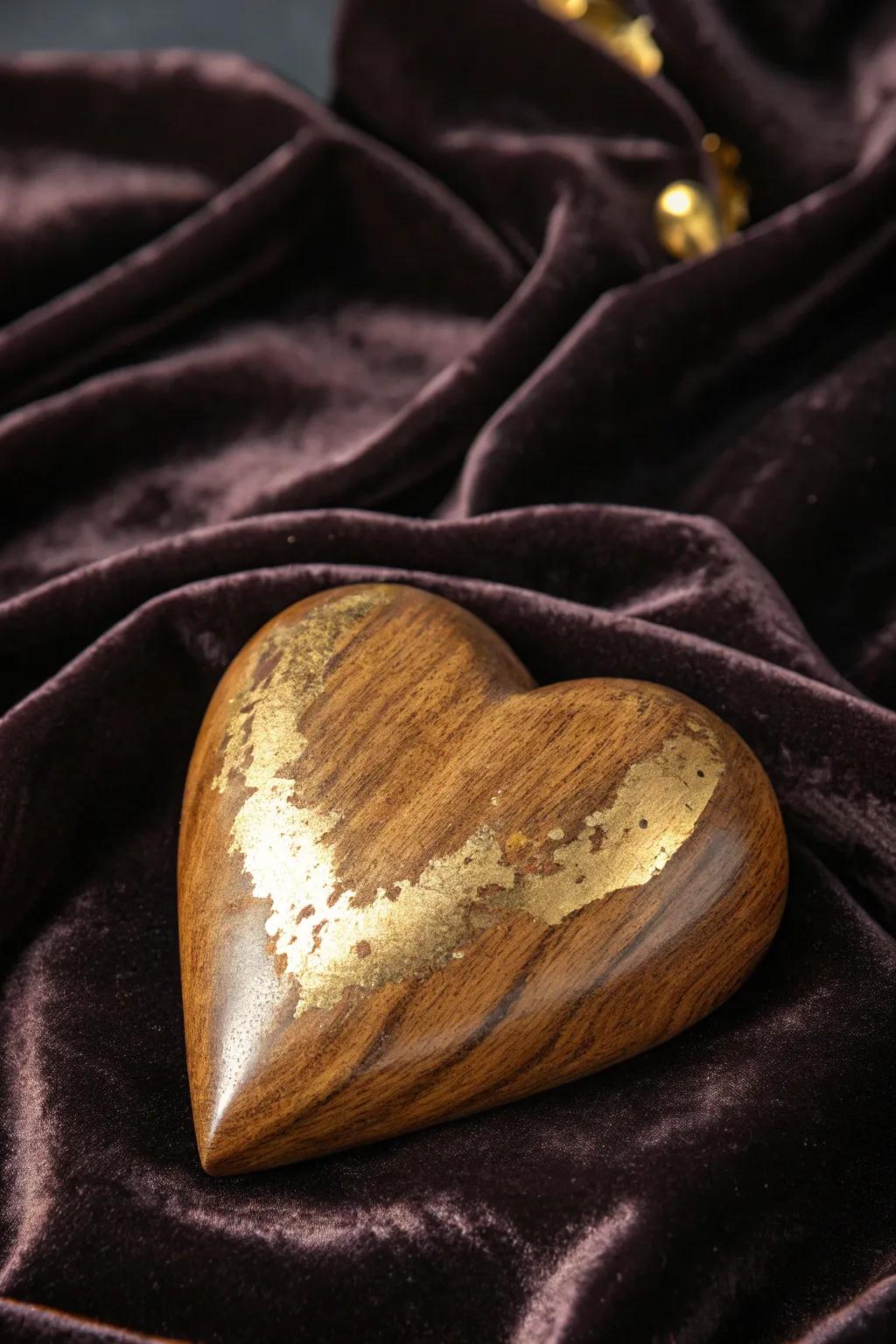 Metallic glam hearts add elegance and shine to your decor.