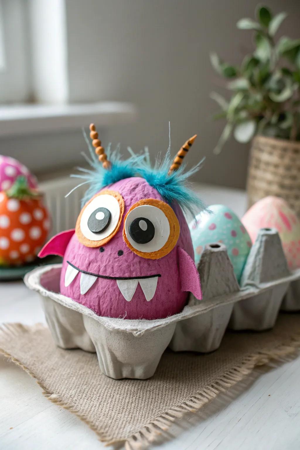Embrace the quirky charm of these adorable DIY monsters—perfect for adding a playful touch to your decor!