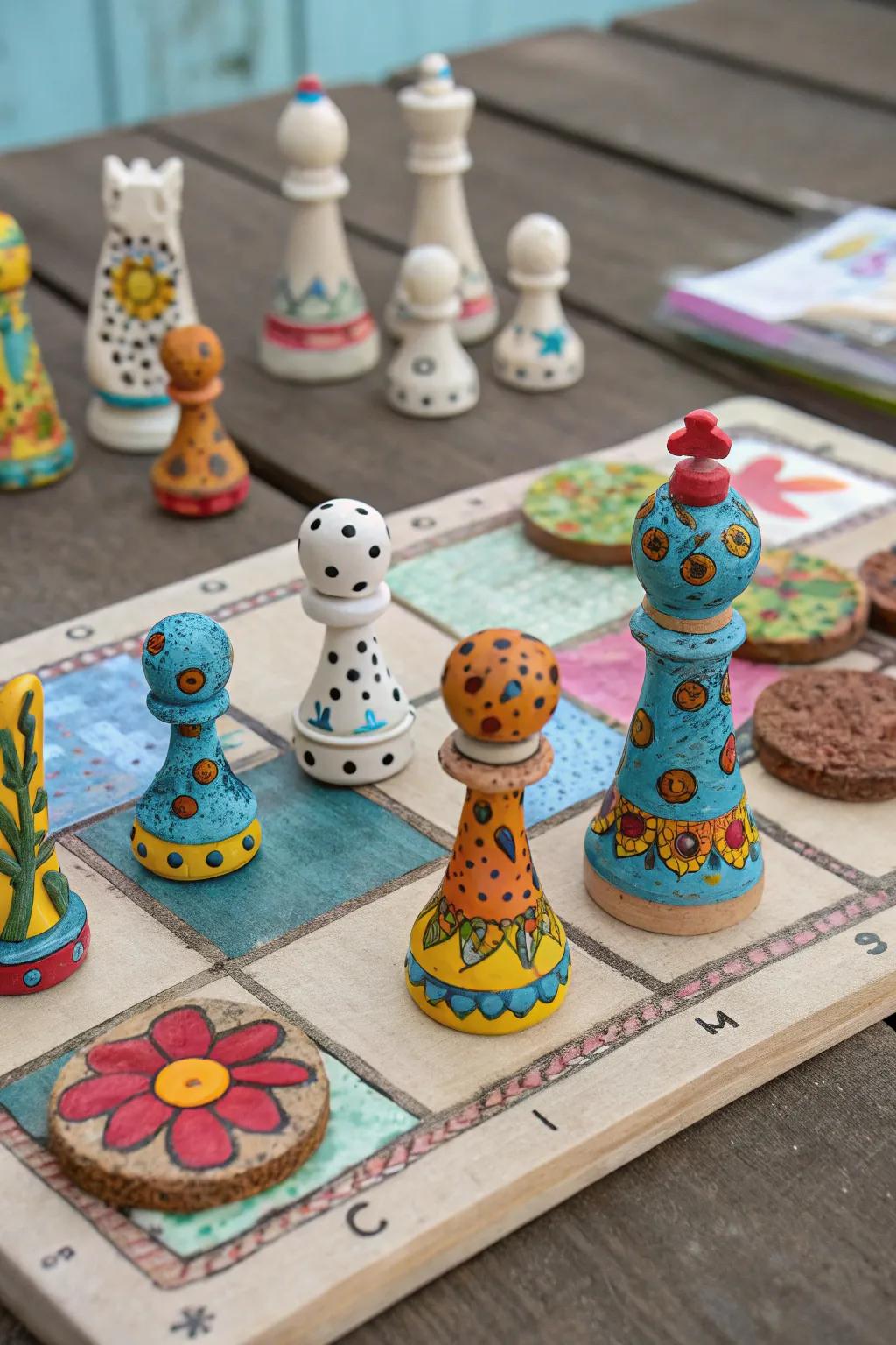 Customize your games with creative air dry clay pieces.