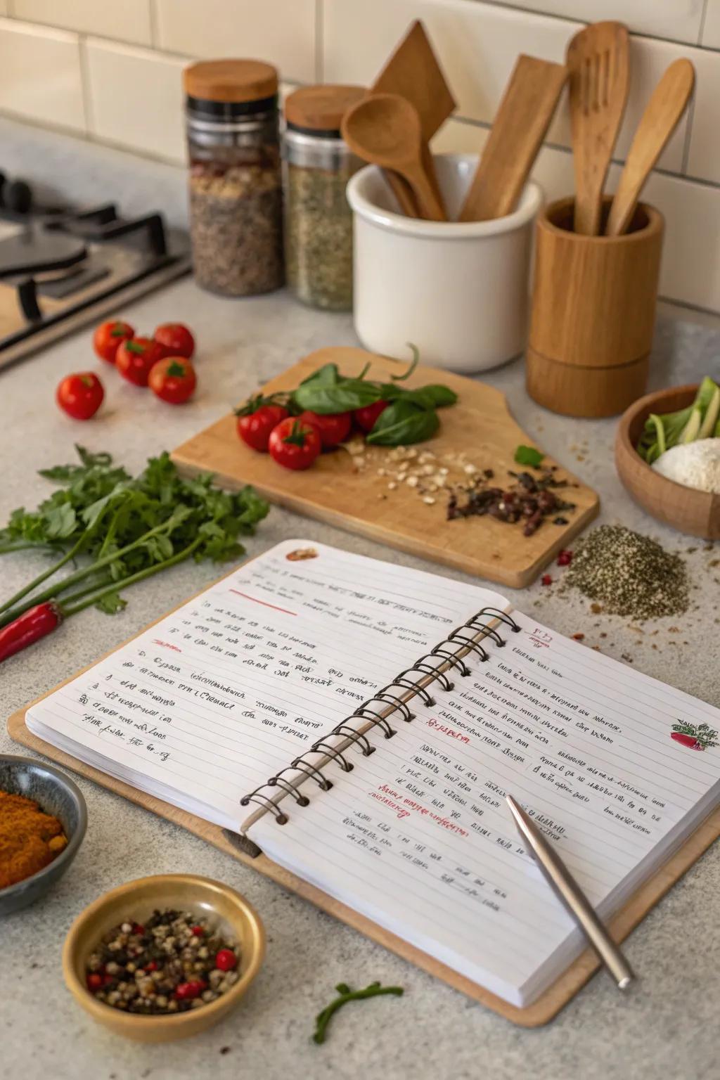 Cook up memories with a personalized recipe book.