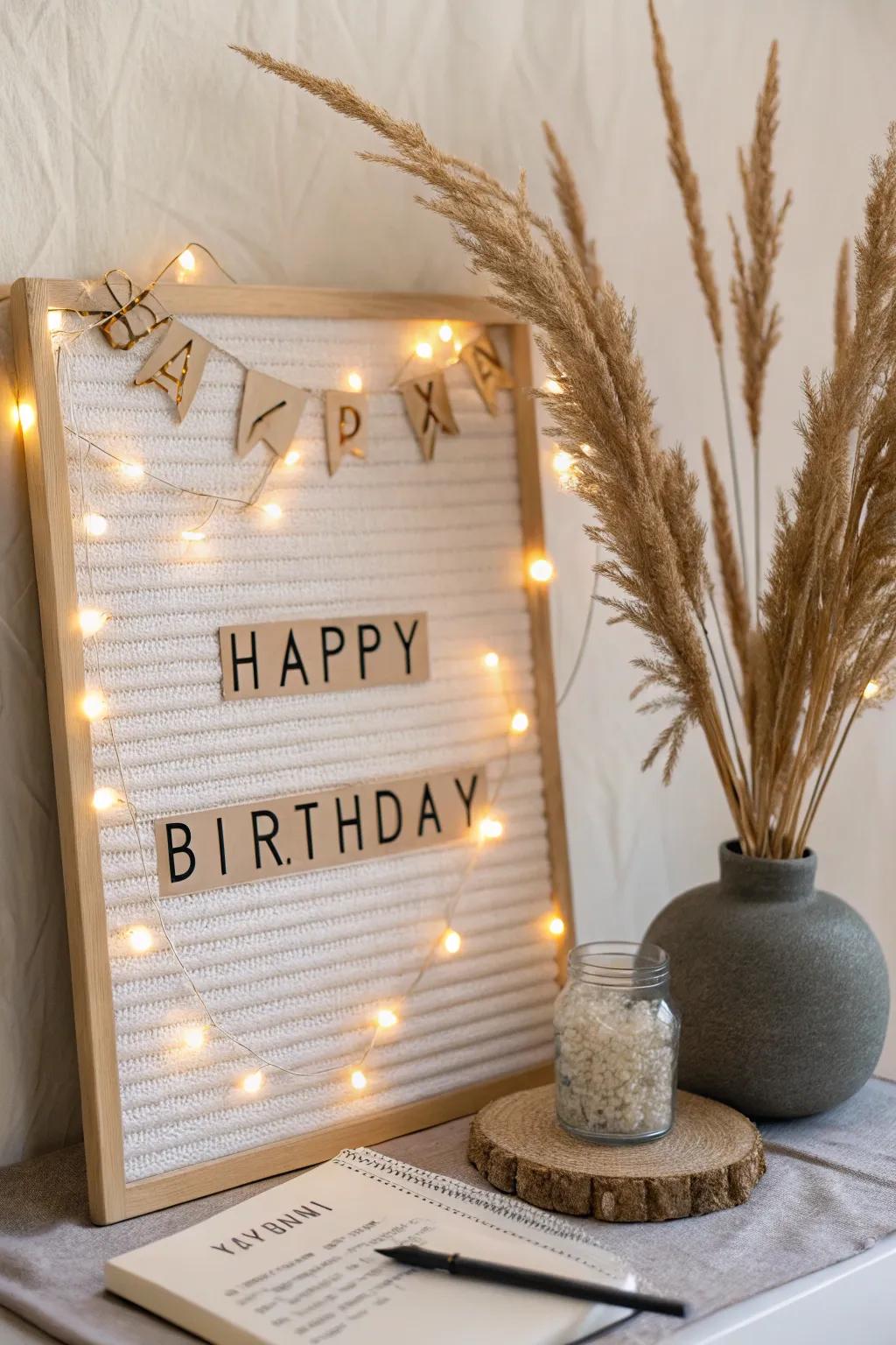 Illuminate your celebrations with a touch of minimalist elegance. ✨🎂