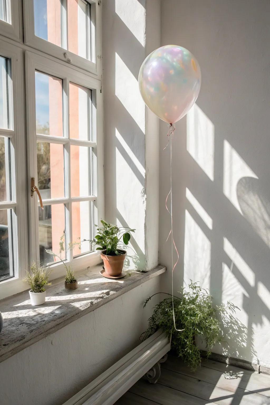 Catch the sunlight with Scandinavian elegance: Create your own balloon suncatcher!