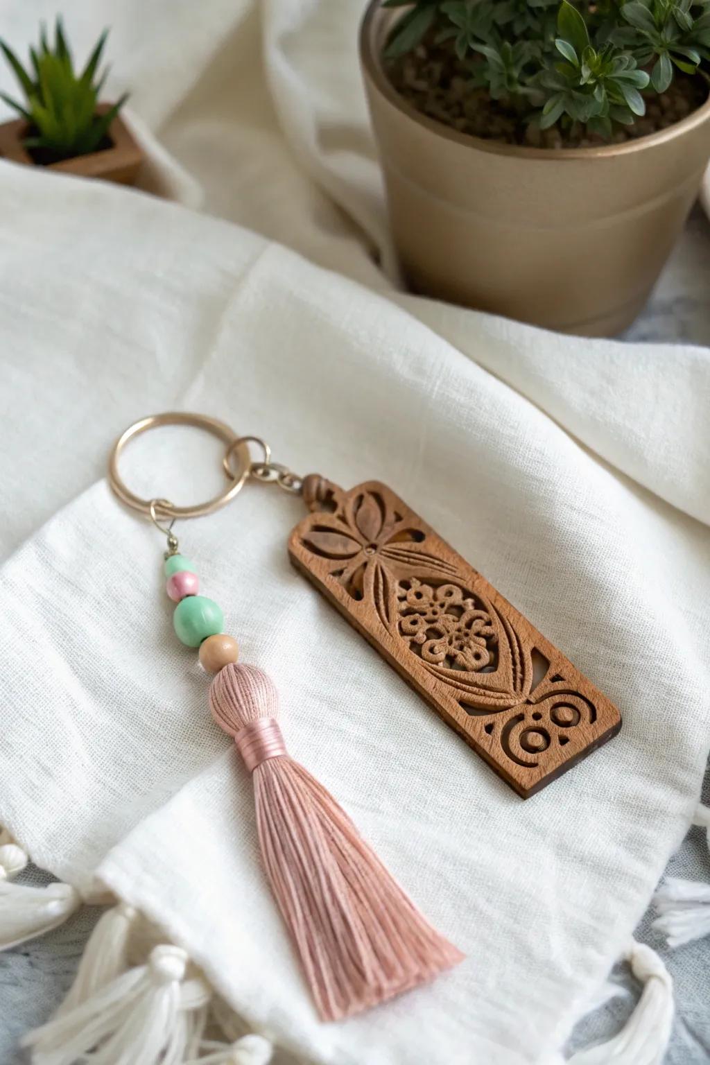 Elevate your party with handcrafted keychains—where artistry meets simplicity.