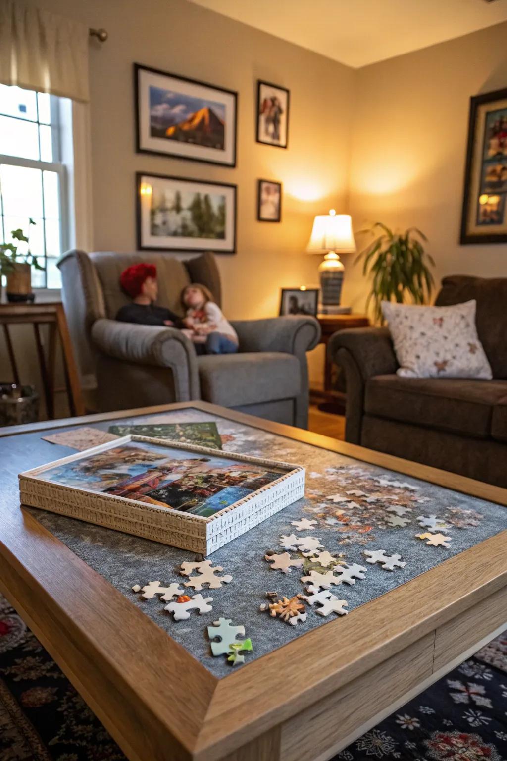 Piece together memories with a custom puzzle.