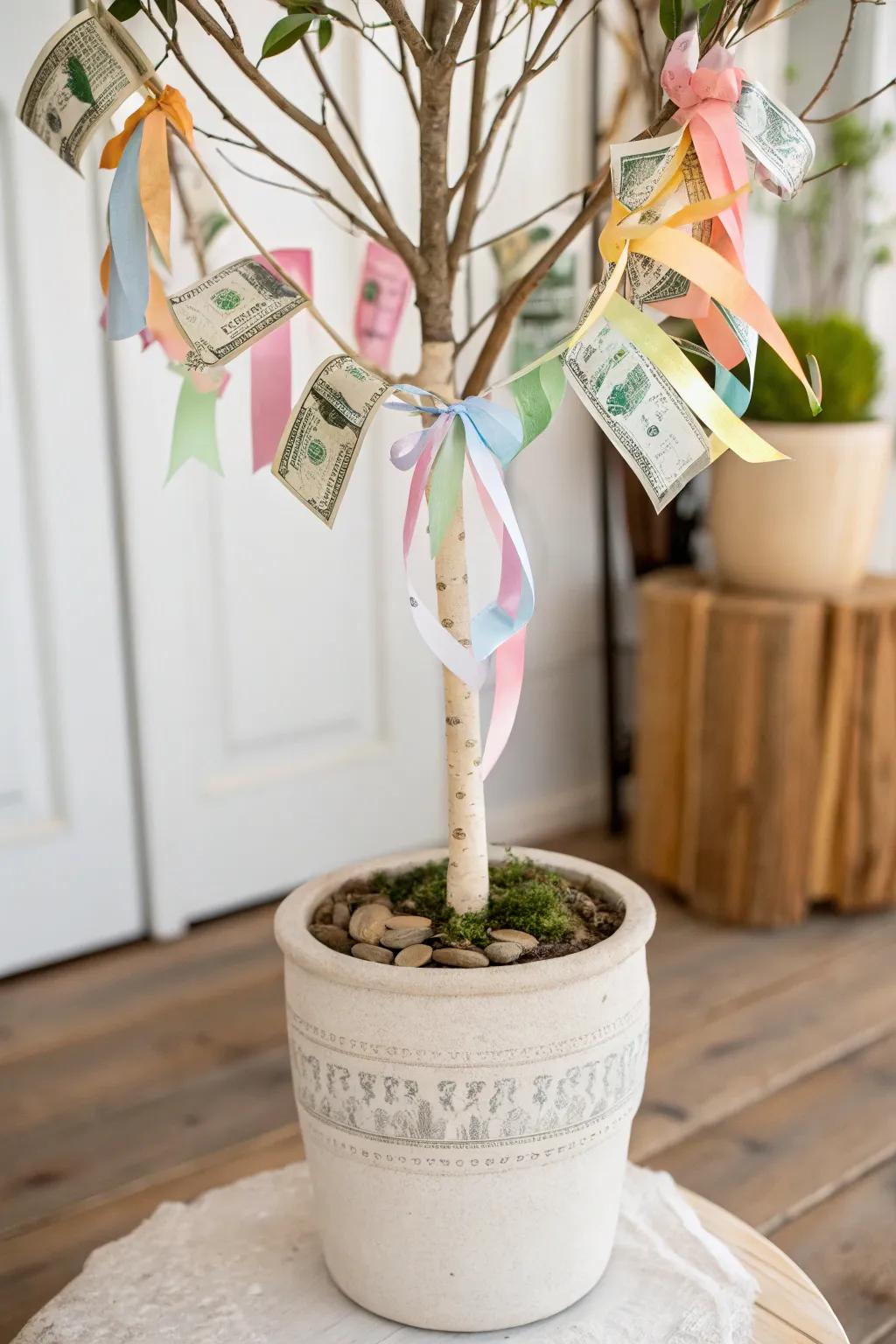 Add a splash of color to your birthday gift with vibrant ribbons!