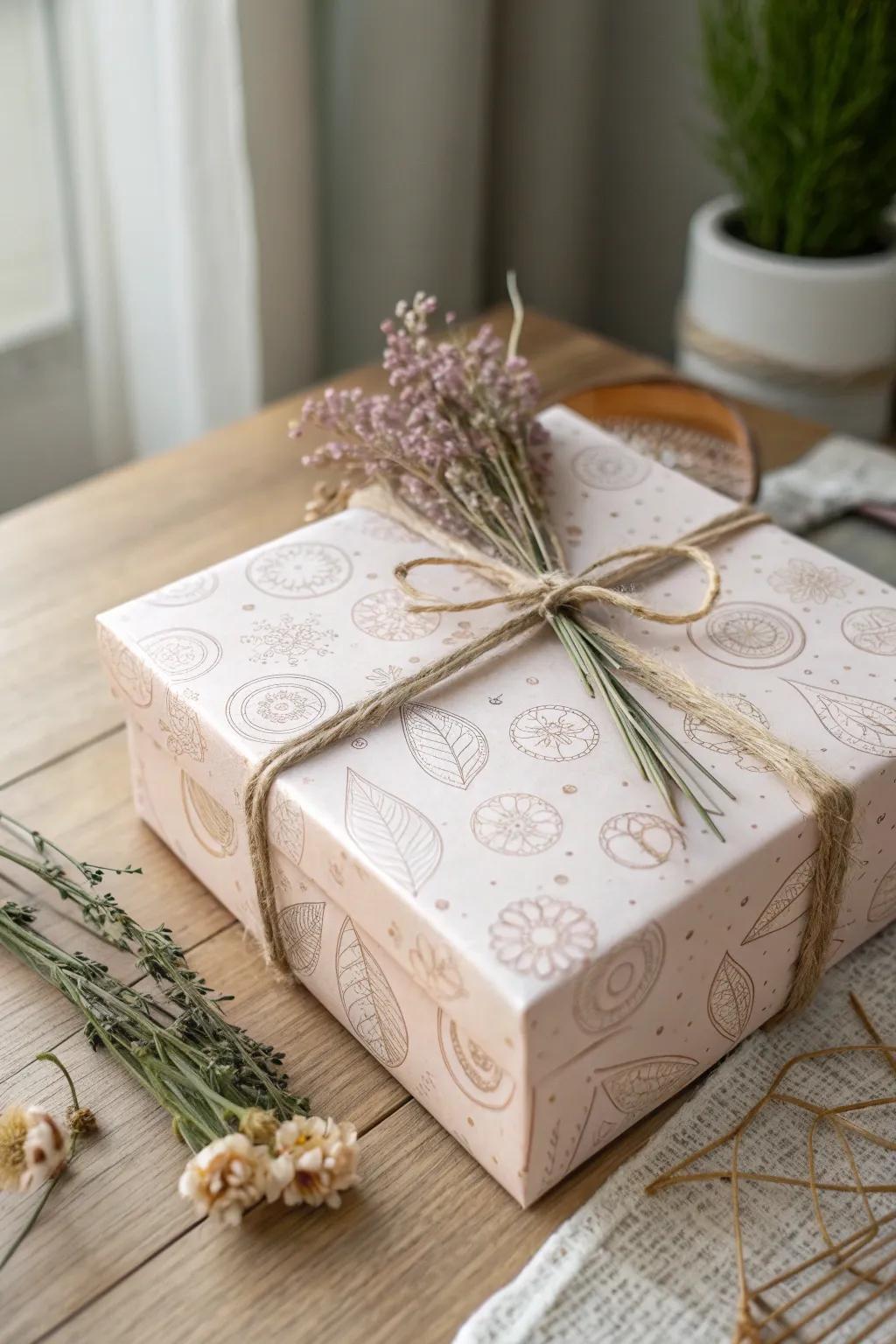 Elevate your gift-giving with a touch of handcrafted elegance. This customized gift box is where Scandinavian simplicity meets boho artistry.
